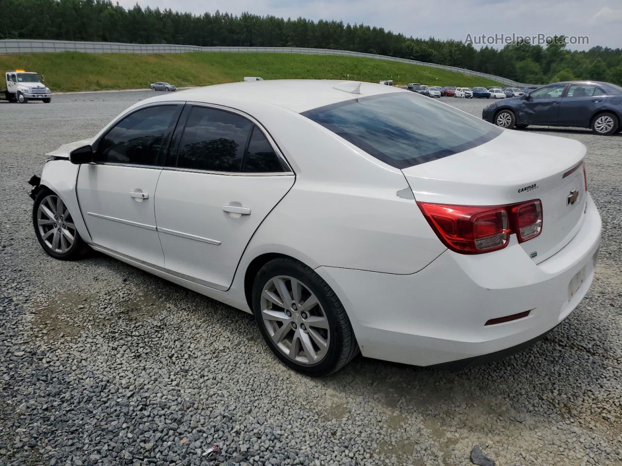 2015 Chevrolet Malibu 2lt Белый vin: 1G11D5SL5FF325447