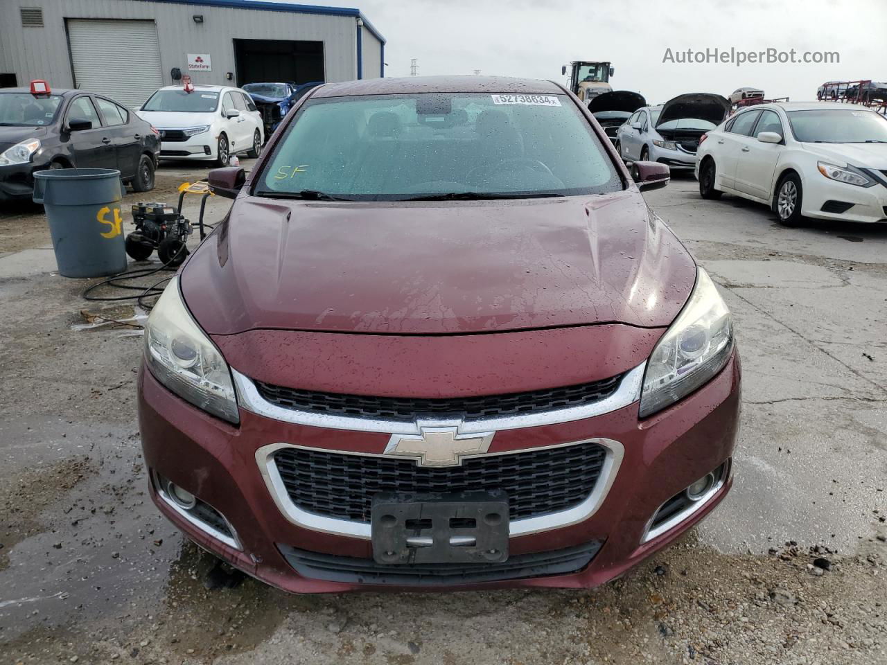 2015 Chevrolet Malibu 2lt Burgundy vin: 1G11D5SL6FF217337