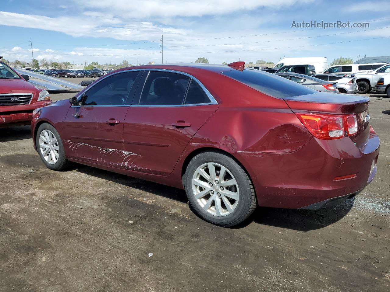 2015 Chevrolet Malibu 2lt Maroon vin: 1G11D5SL6FF296153