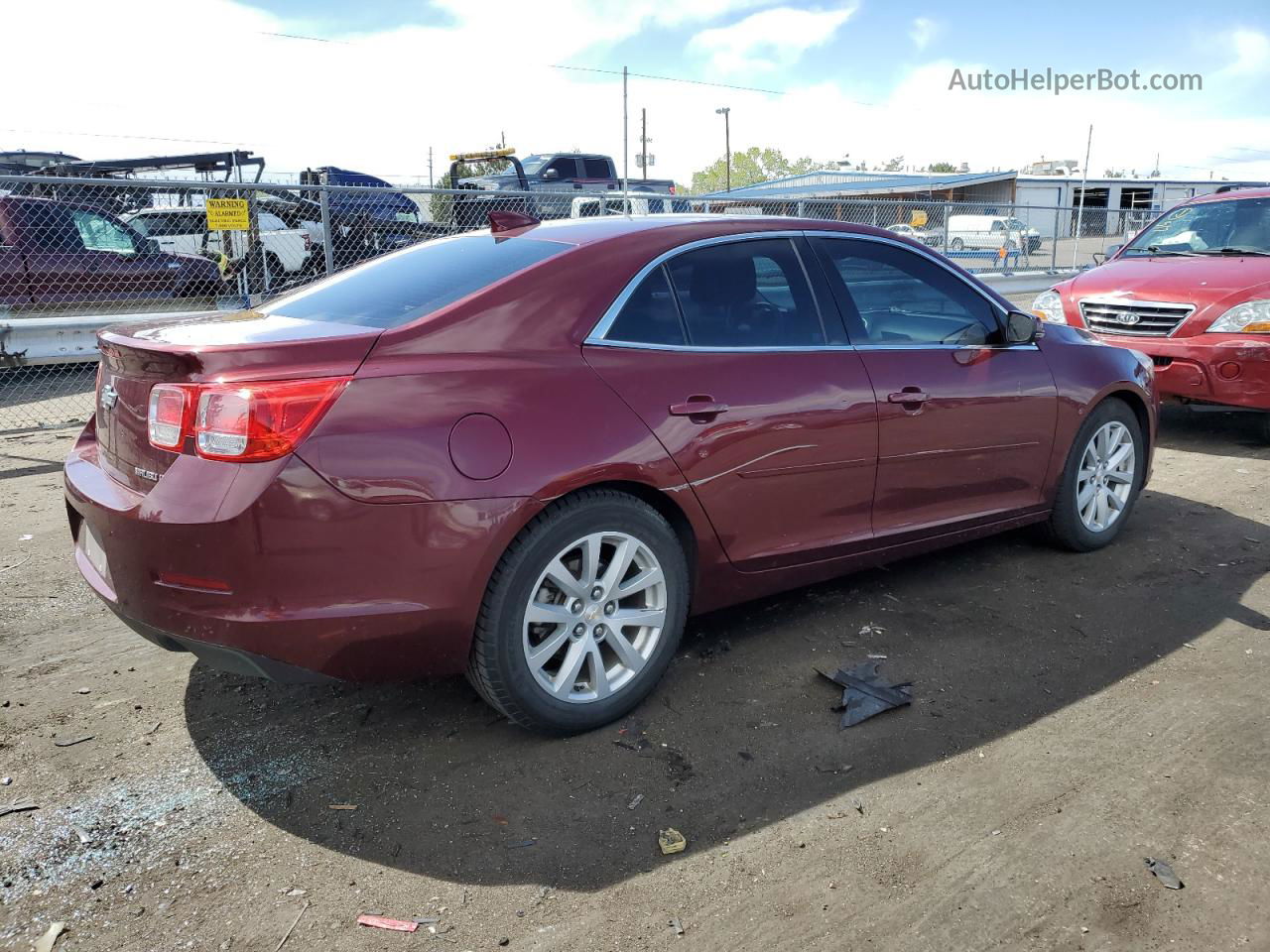 2015 Chevrolet Malibu 2lt Maroon vin: 1G11D5SL6FF296153