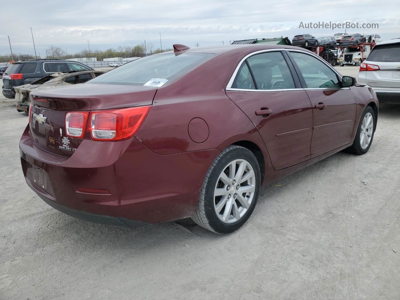 2015 Chevrolet Malibu 2lt Burgundy vin: 1G11D5SL8FF288216