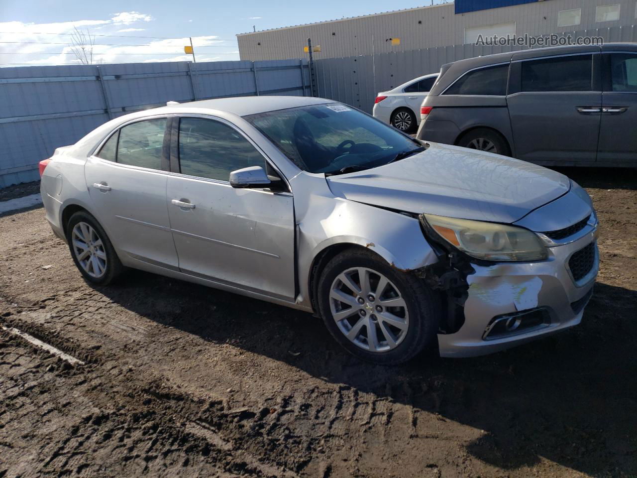 2015 Chevrolet Malibu 2lt Silver vin: 1G11D5SL8FF305287