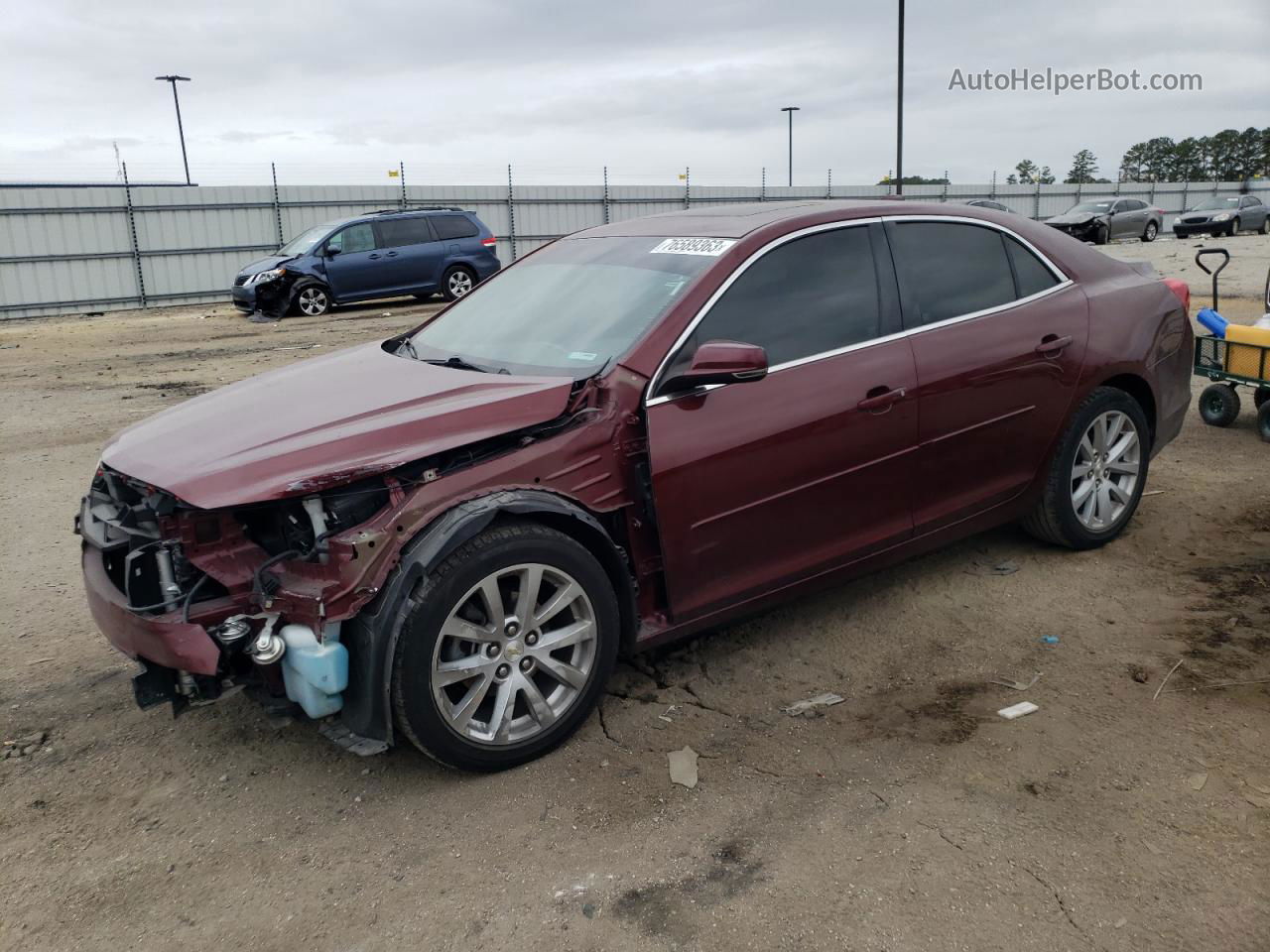 2015 Chevrolet Malibu 2lt Бордовый vin: 1G11D5SL9FF178629