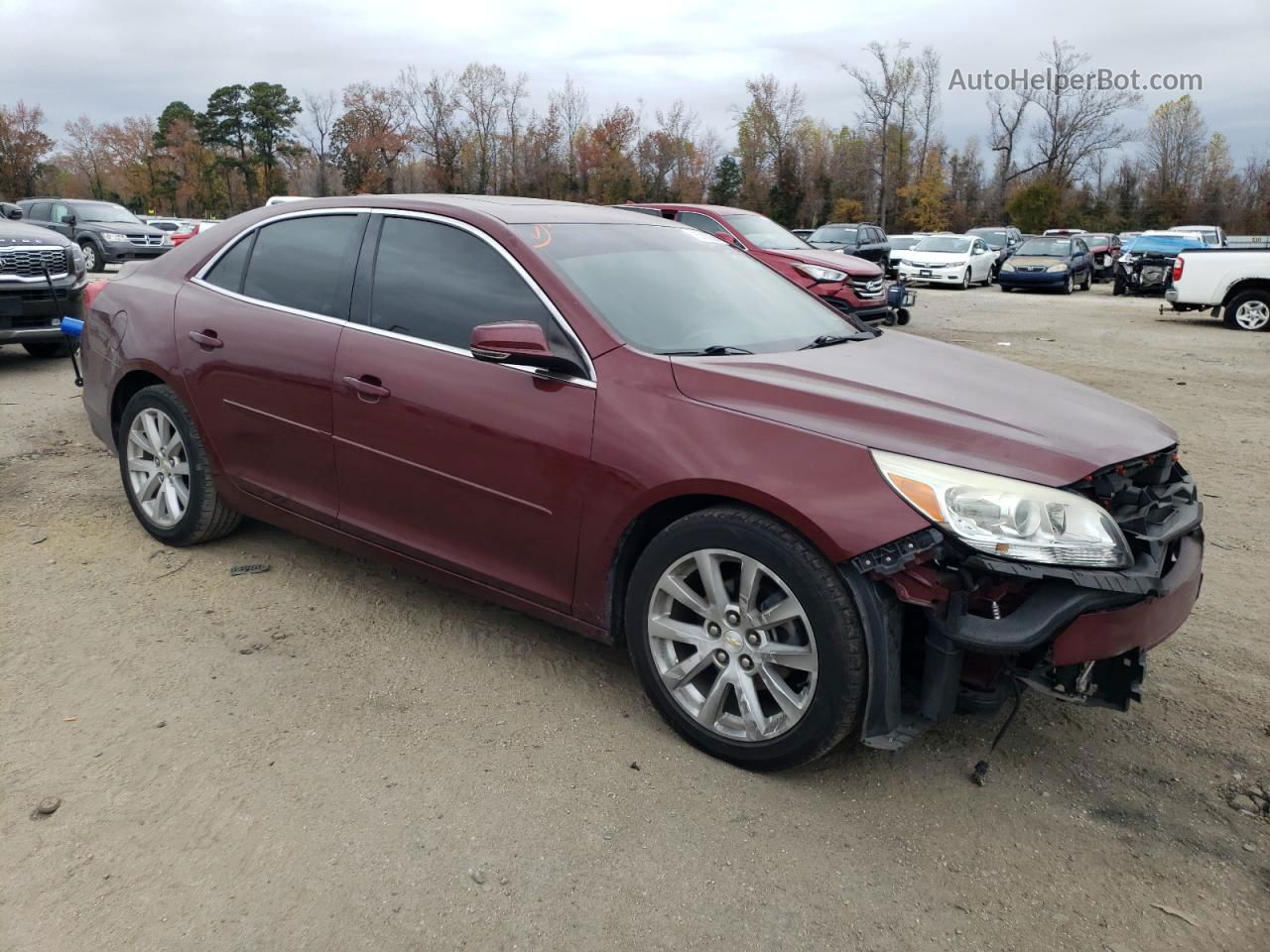 2015 Chevrolet Malibu 2lt Burgundy vin: 1G11D5SL9FF178629