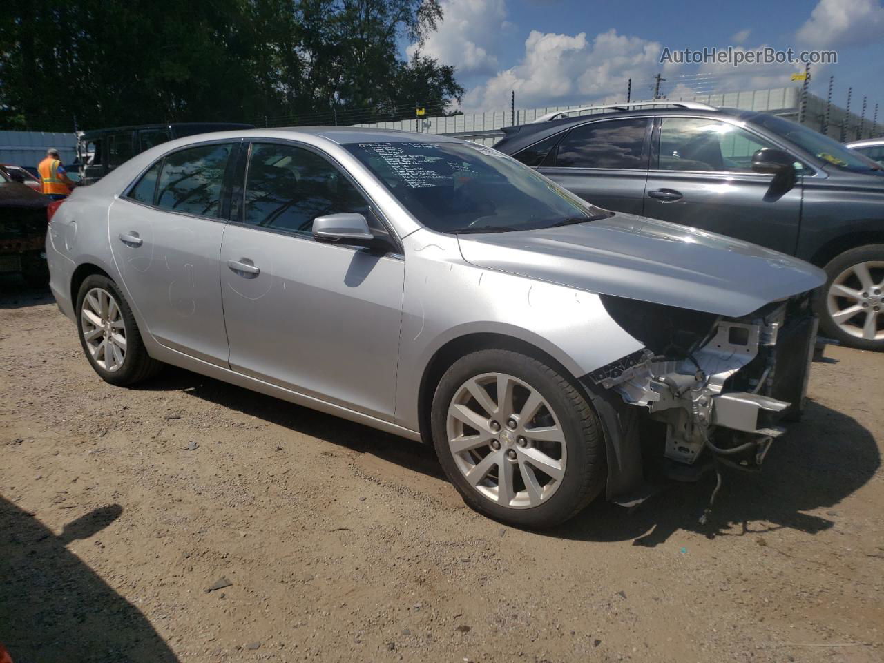 2015 Chevrolet Malibu 2lt Серебряный vin: 1G11D5SLXFF169258