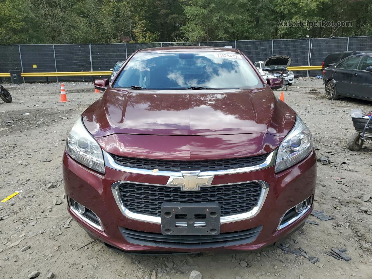 2015 Chevrolet Malibu 2lt Burgundy vin: 1G11D5SLXFF252463