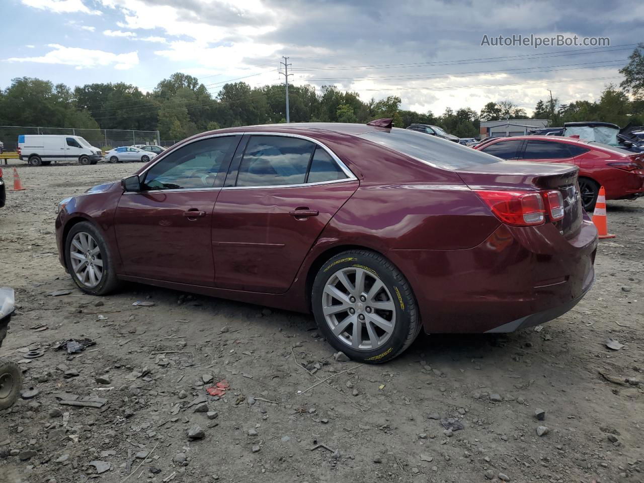 2015 Chevrolet Malibu 2lt Burgundy vin: 1G11D5SLXFF252463