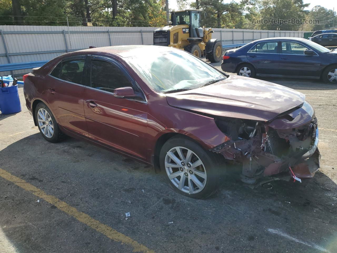 2015 Chevrolet Malibu 2lt Burgundy vin: 1G11D5SLXFF283292