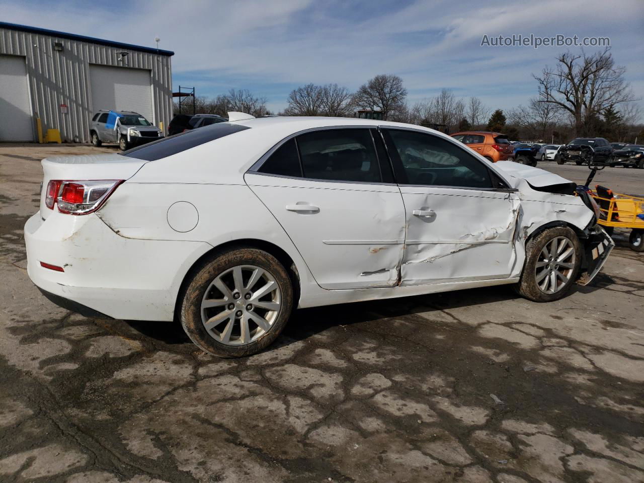 2015 Chevrolet Malibu 2lt Белый vin: 1G11D5SLXFF291991