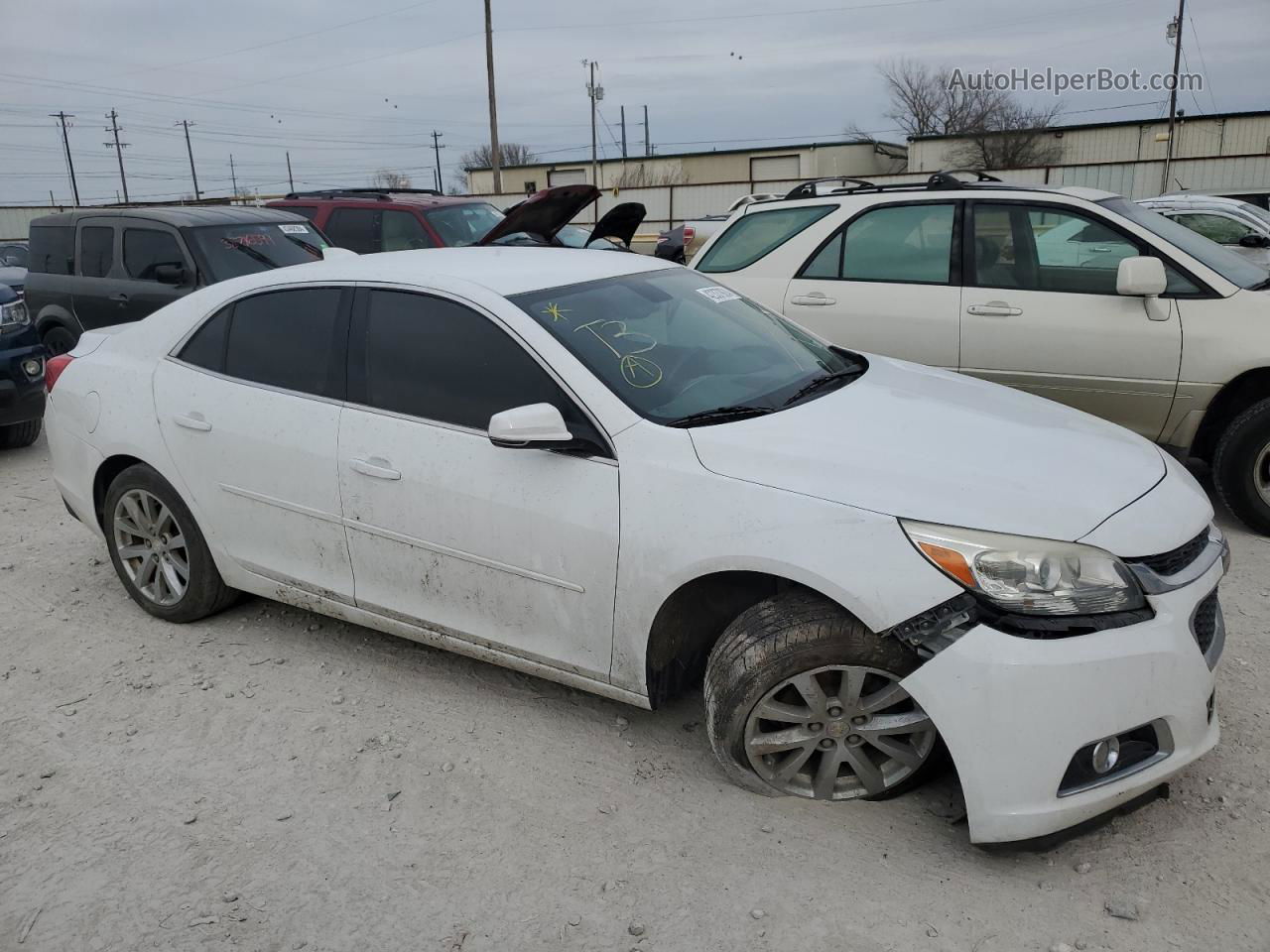 2015 Chevrolet Malibu 2lt Белый vin: 1G11D5SLXFF324746