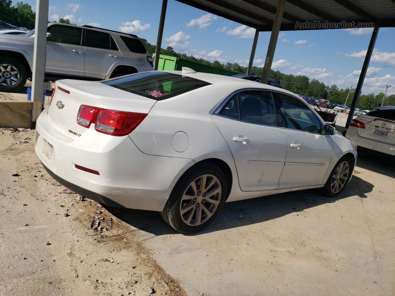 2015 Chevrolet Malibu 2lt White vin: 1G11D5SLXFU146610