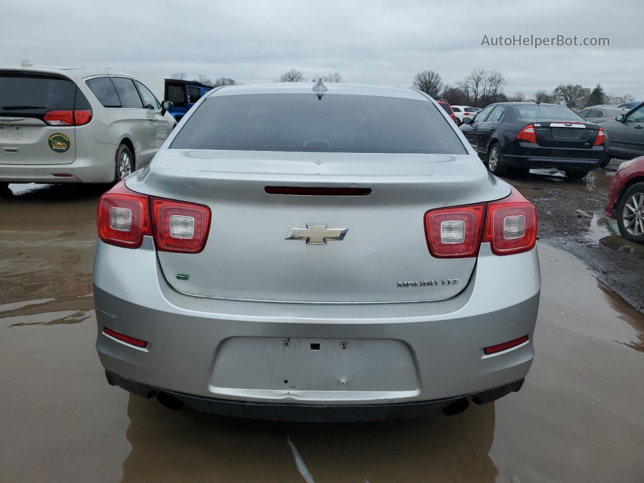 2015 Chevrolet Malibu Ltz Silver vin: 1G11F5SL5FF277183