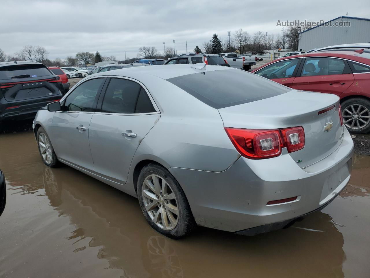 2015 Chevrolet Malibu Ltz Silver vin: 1G11F5SL5FF277183