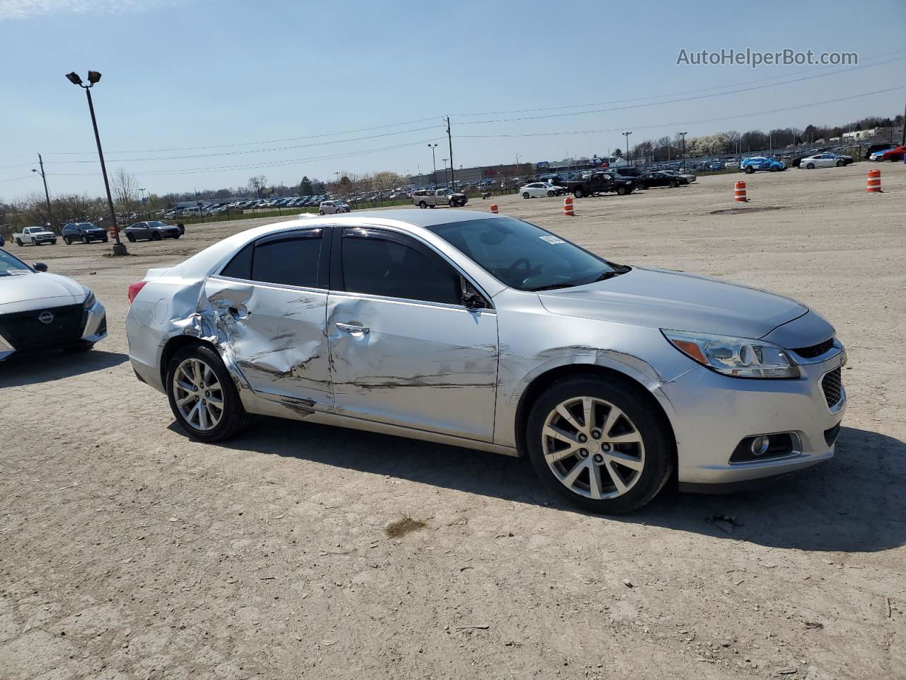 2015 Chevrolet Malibu Ltz Серебряный vin: 1G11F5SL7FF169177