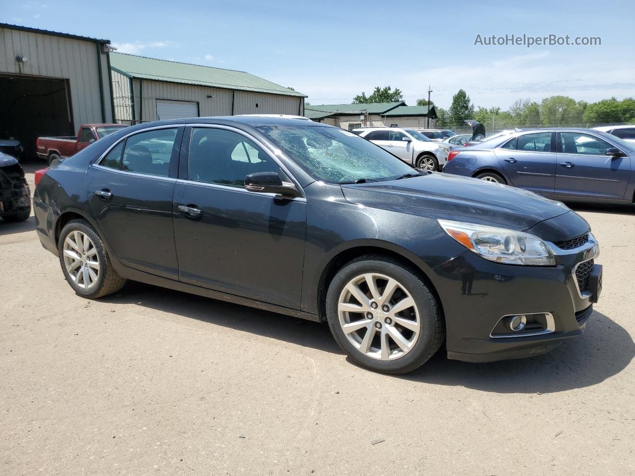 2015 Chevrolet Malibu Ltz Black vin: 1G11F5SL7FF301760