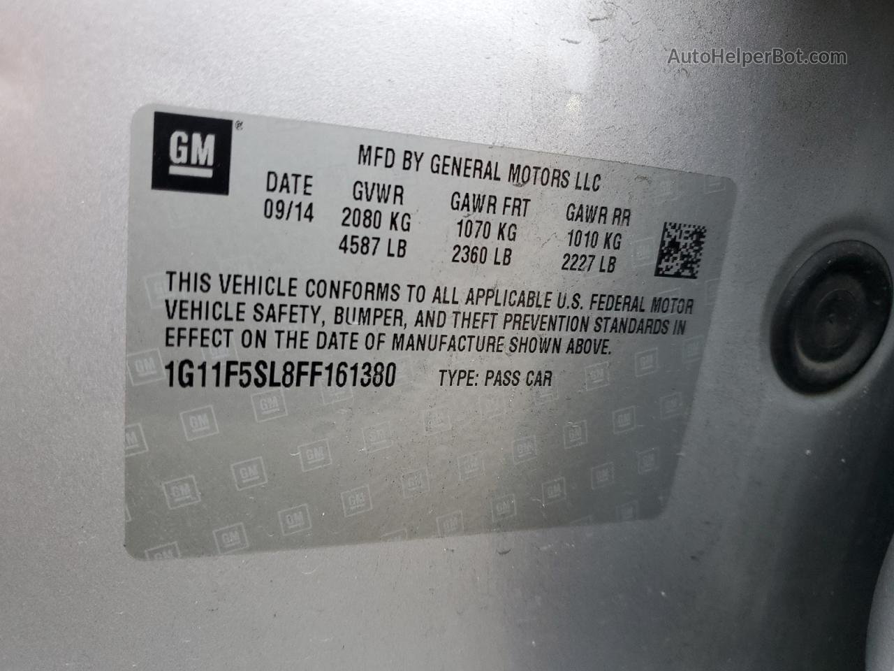 2015 Chevrolet Malibu Ltz Silver vin: 1G11F5SL8FF161380