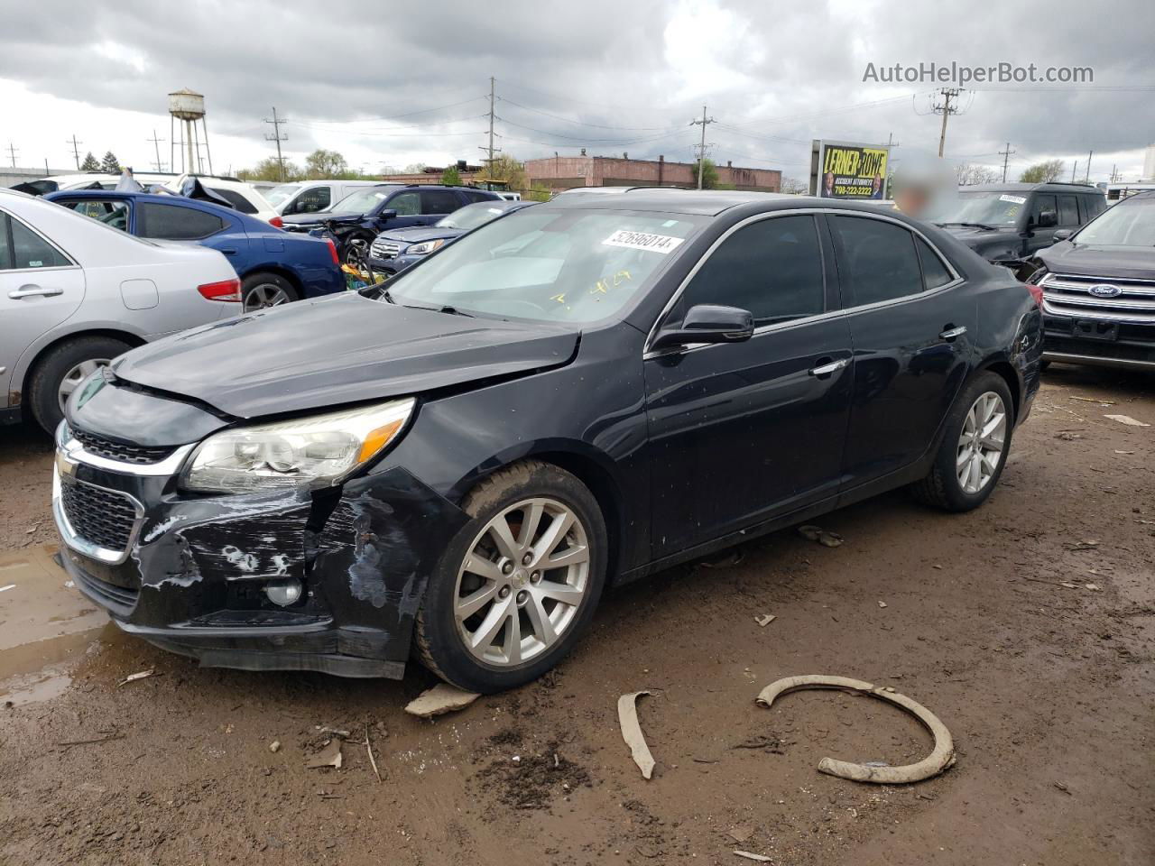 2015 Chevrolet Malibu Ltz Black vin: 1G11F5SL8FF170404