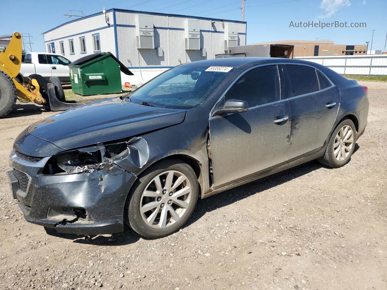 2015 Chevrolet Malibu Ltz Gray vin: 1G11F5SL8FF208441