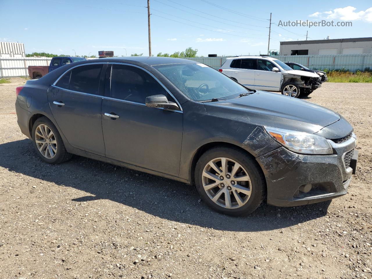 2015 Chevrolet Malibu Ltz Серый vin: 1G11F5SL8FF208441