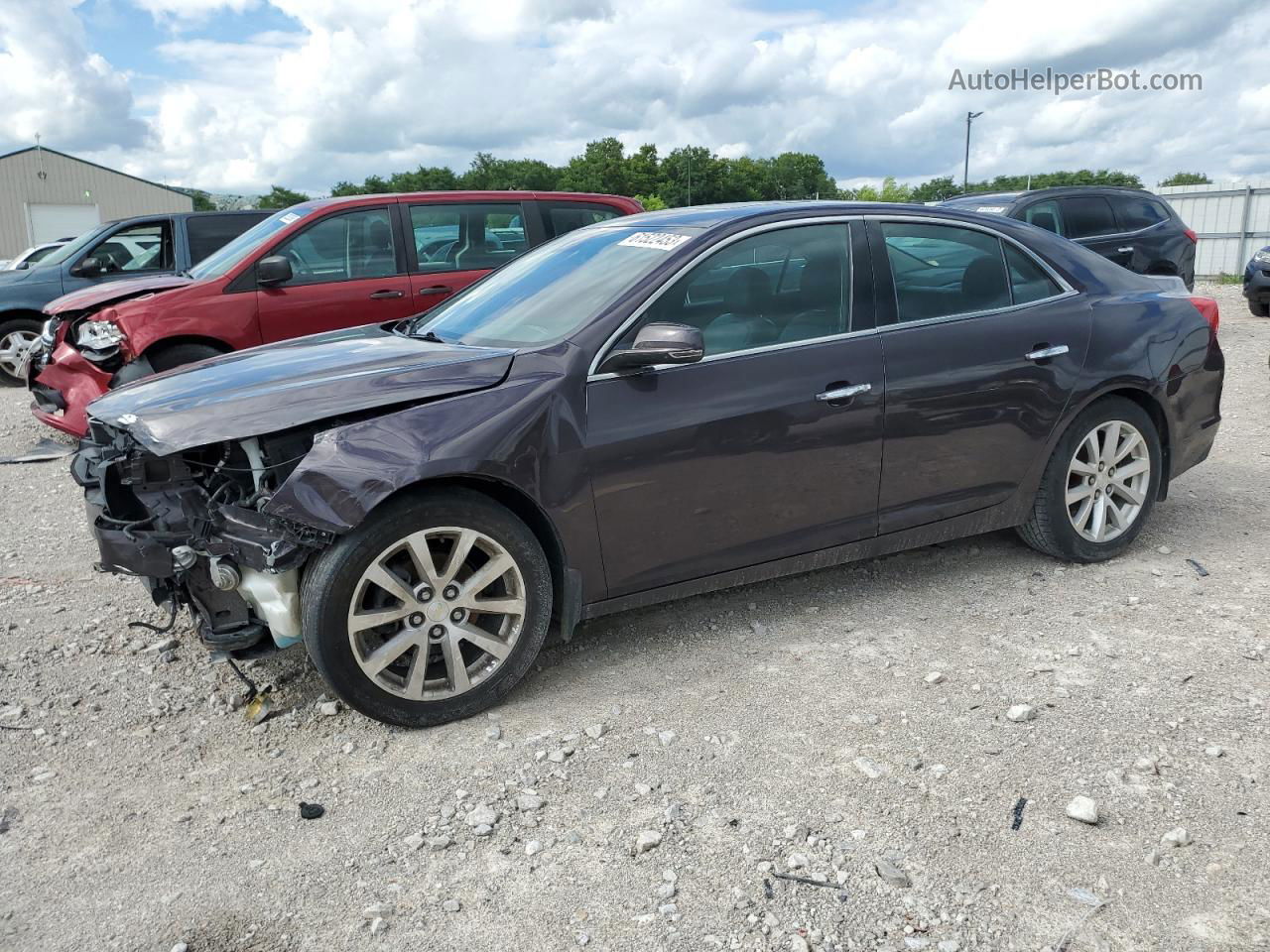 2015 Chevrolet Malibu Ltz Коричневый vin: 1G11F5SLXFF136500