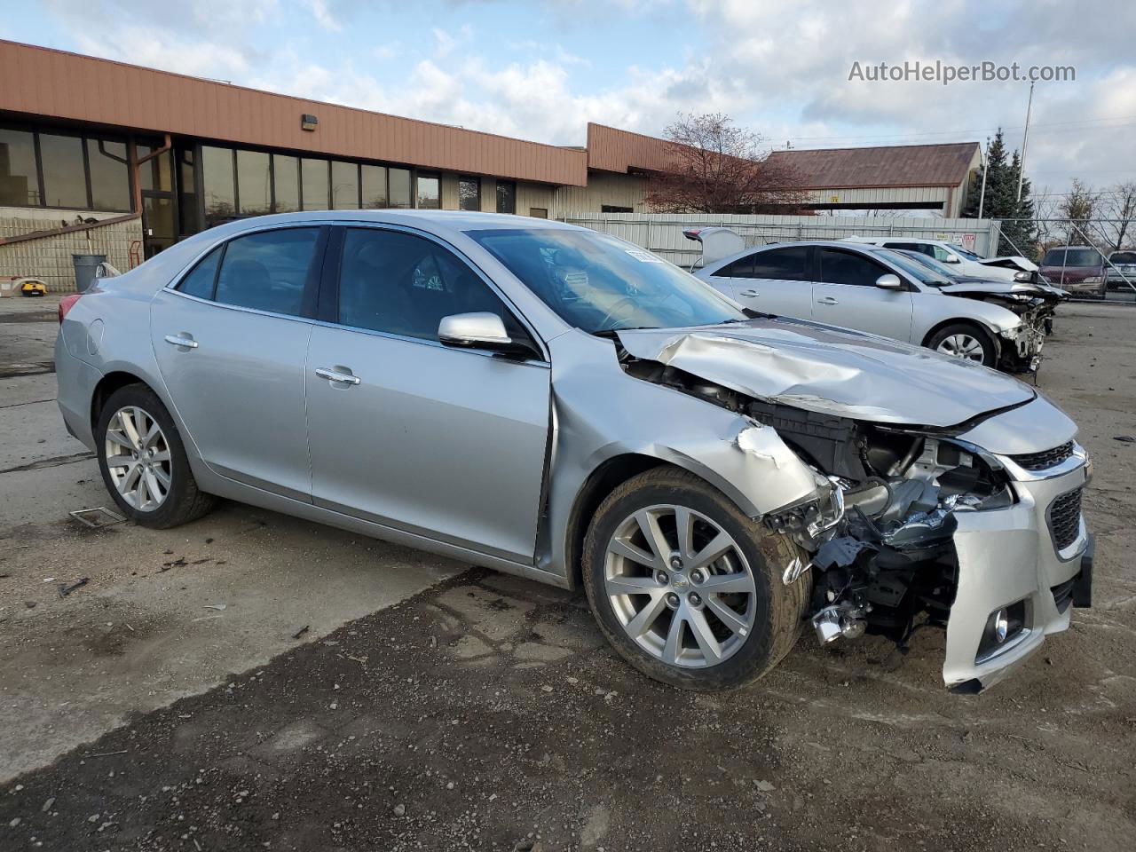 2015 Chevrolet Malibu Ltz Silver vin: 1G11F5SLXFU139859