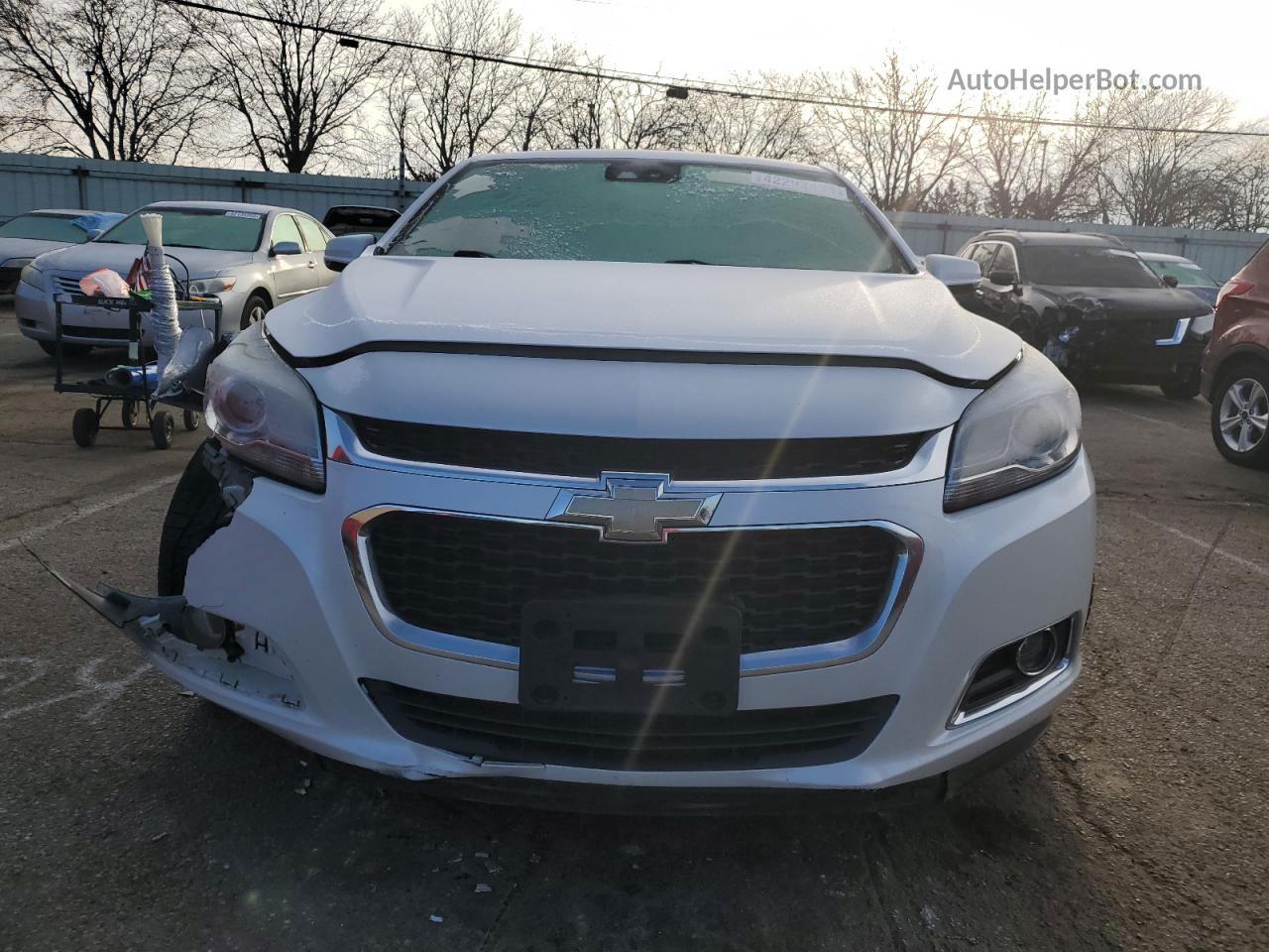 2015 Chevrolet Malibu Ltz White vin: 1G11G5SX9FF120496