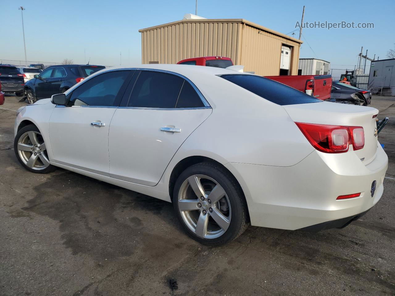 2015 Chevrolet Malibu Ltz White vin: 1G11G5SX9FF120496