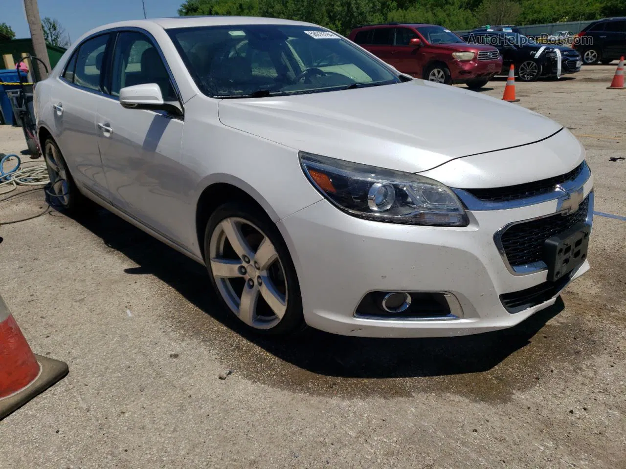 2015 Chevrolet Malibu Ltz White vin: 1G11G5SXXFF151062