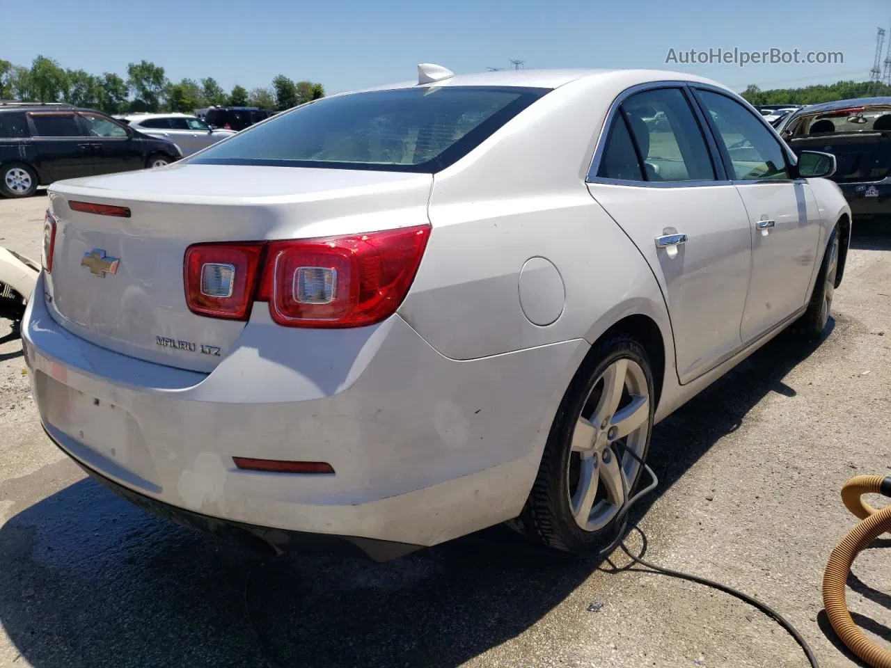 2015 Chevrolet Malibu Ltz White vin: 1G11G5SXXFF151062