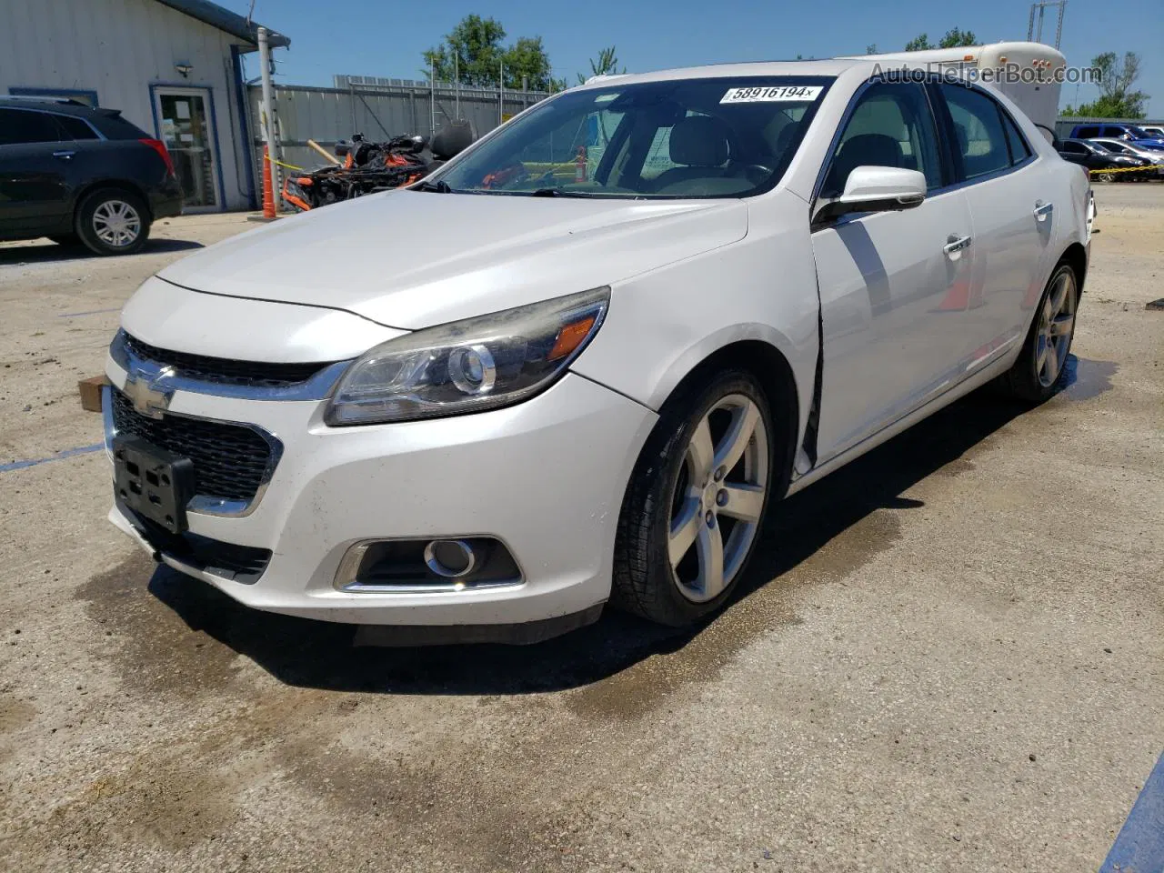 2015 Chevrolet Malibu Ltz White vin: 1G11G5SXXFF151062