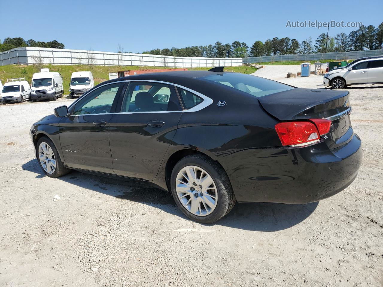 2017 Chevrolet Impala Ls Black vin: 1G11X5S39HU152800