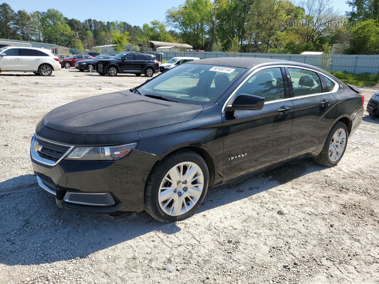 2017 Chevrolet Impala Ls Black vin: 1G11X5S39HU152800