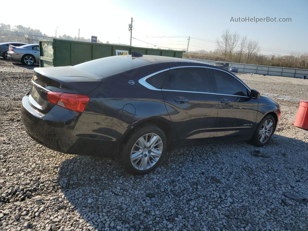 2017 Chevrolet Impala Ls Синий vin: 1G11X5SA4HU150760