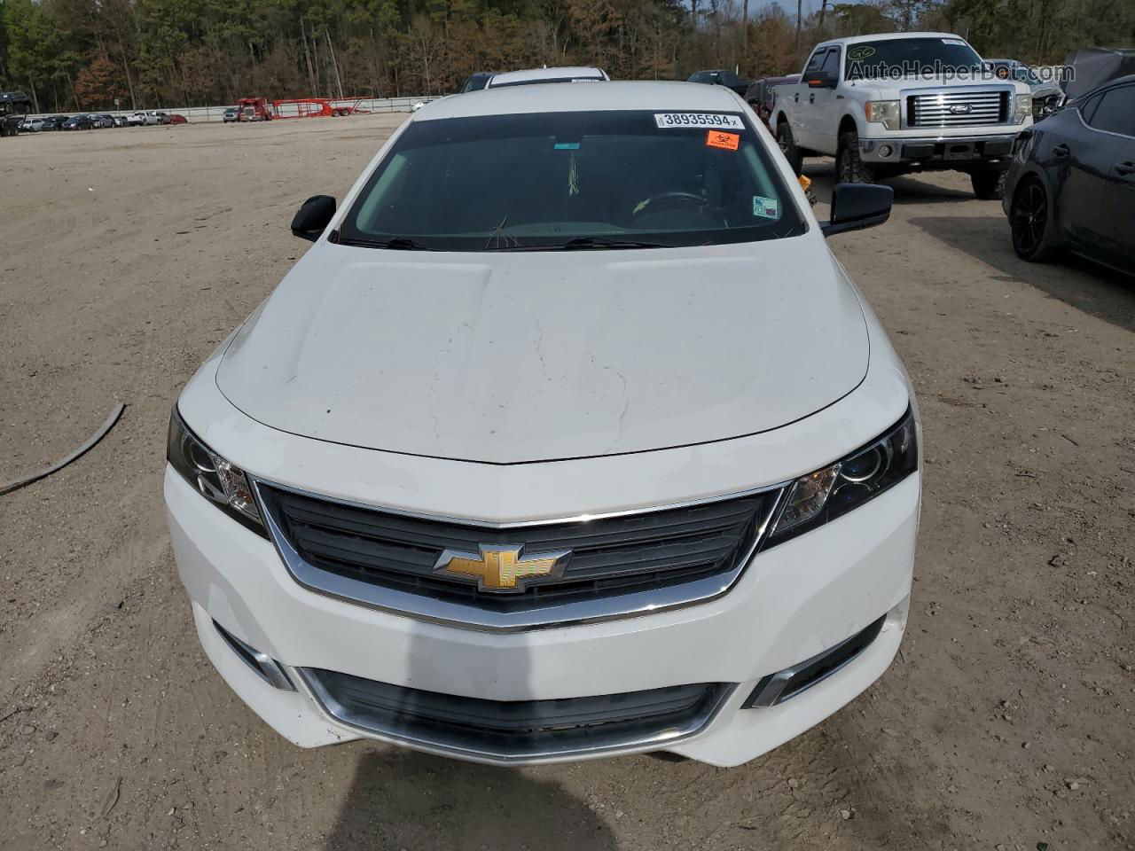 2017 Chevrolet Impala Ls White vin: 1G11X5SA4HU213842