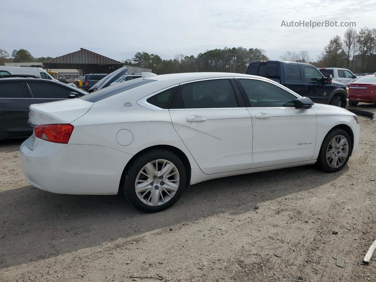 2017 Chevrolet Impala Ls White vin: 1G11X5SA4HU213842