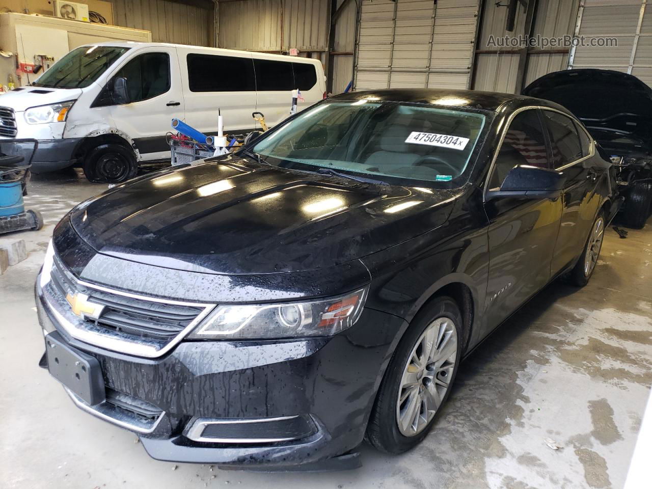 2014 Chevrolet Impala Ls Black vin: 1G11X5SL2EU152438