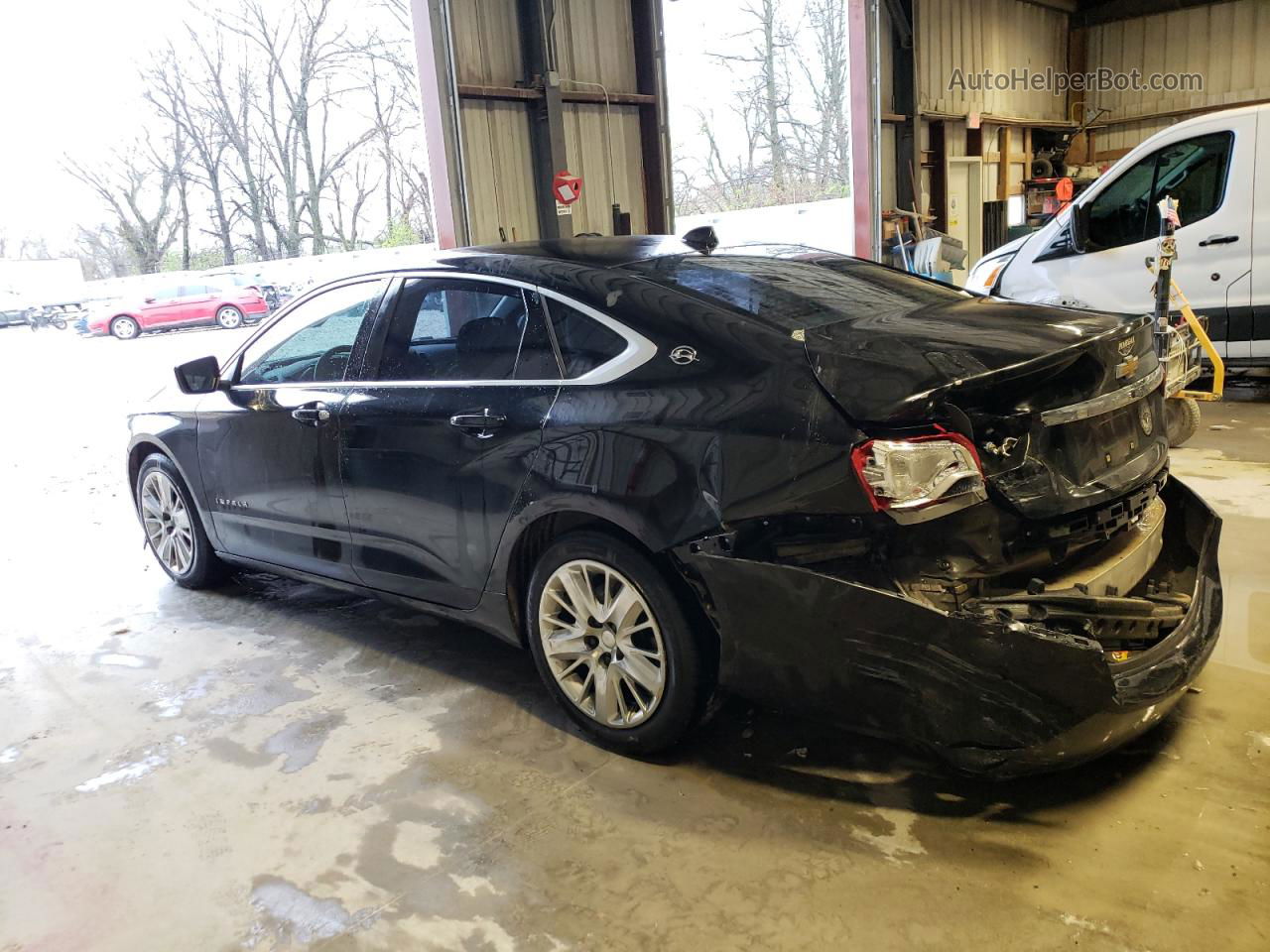 2014 Chevrolet Impala Ls Black vin: 1G11X5SL2EU152438