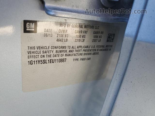 2014 Chevrolet Impala Ls Silver vin: 1G11Y5SL1EU110887