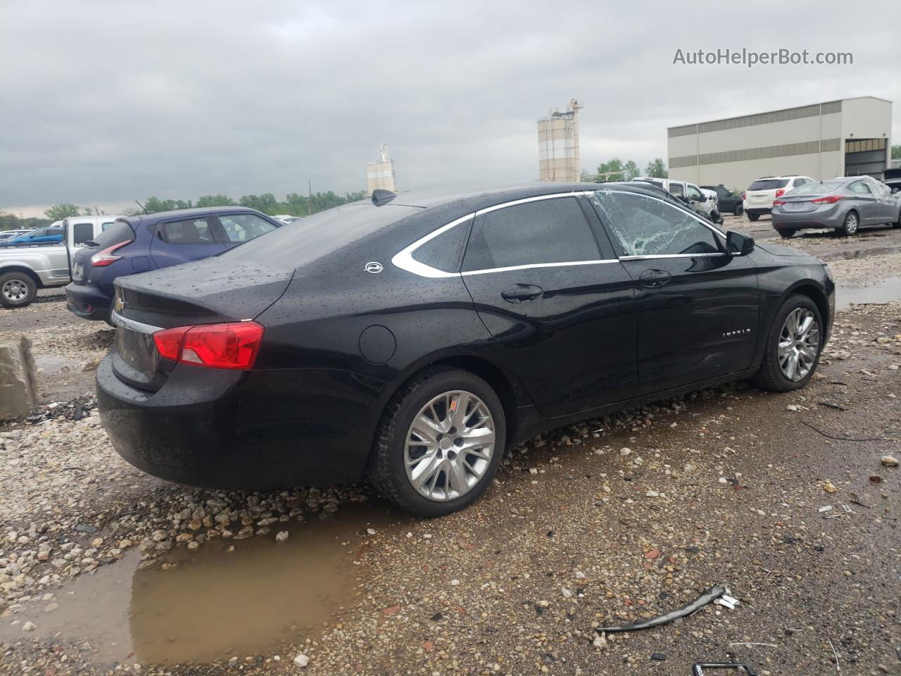 2014 Chevrolet Impala Ls Black vin: 1G11Y5SL3EU131272