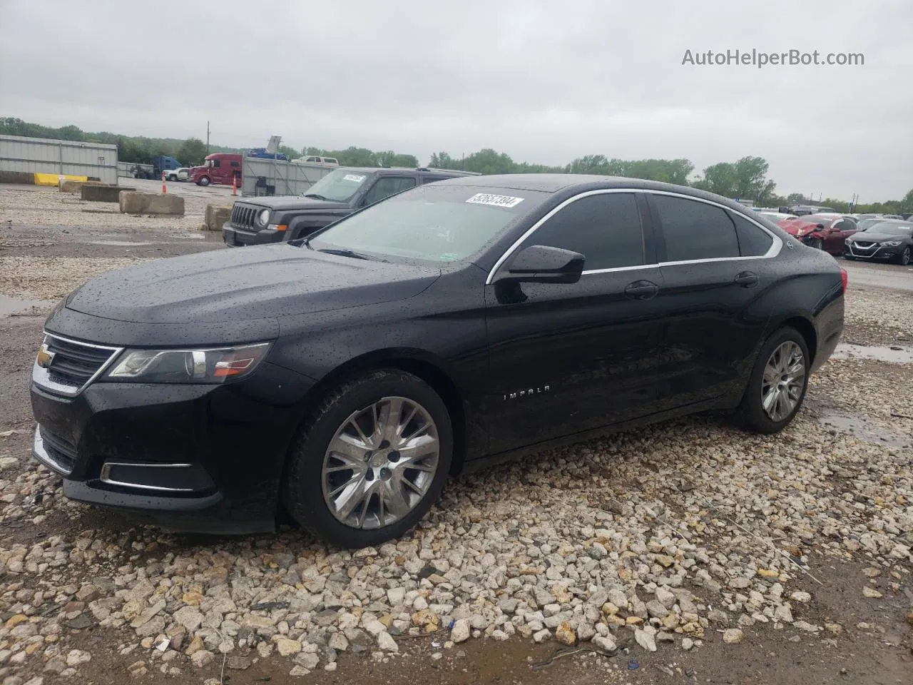 2014 Chevrolet Impala Ls Black vin: 1G11Y5SL3EU131272