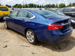 2014 Chevrolet Impala Ls Blue vin: 1G11Y5SL4EU155015