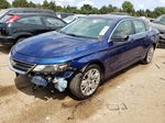 2014 Chevrolet Impala Ls Blue vin: 1G11Y5SL4EU155015