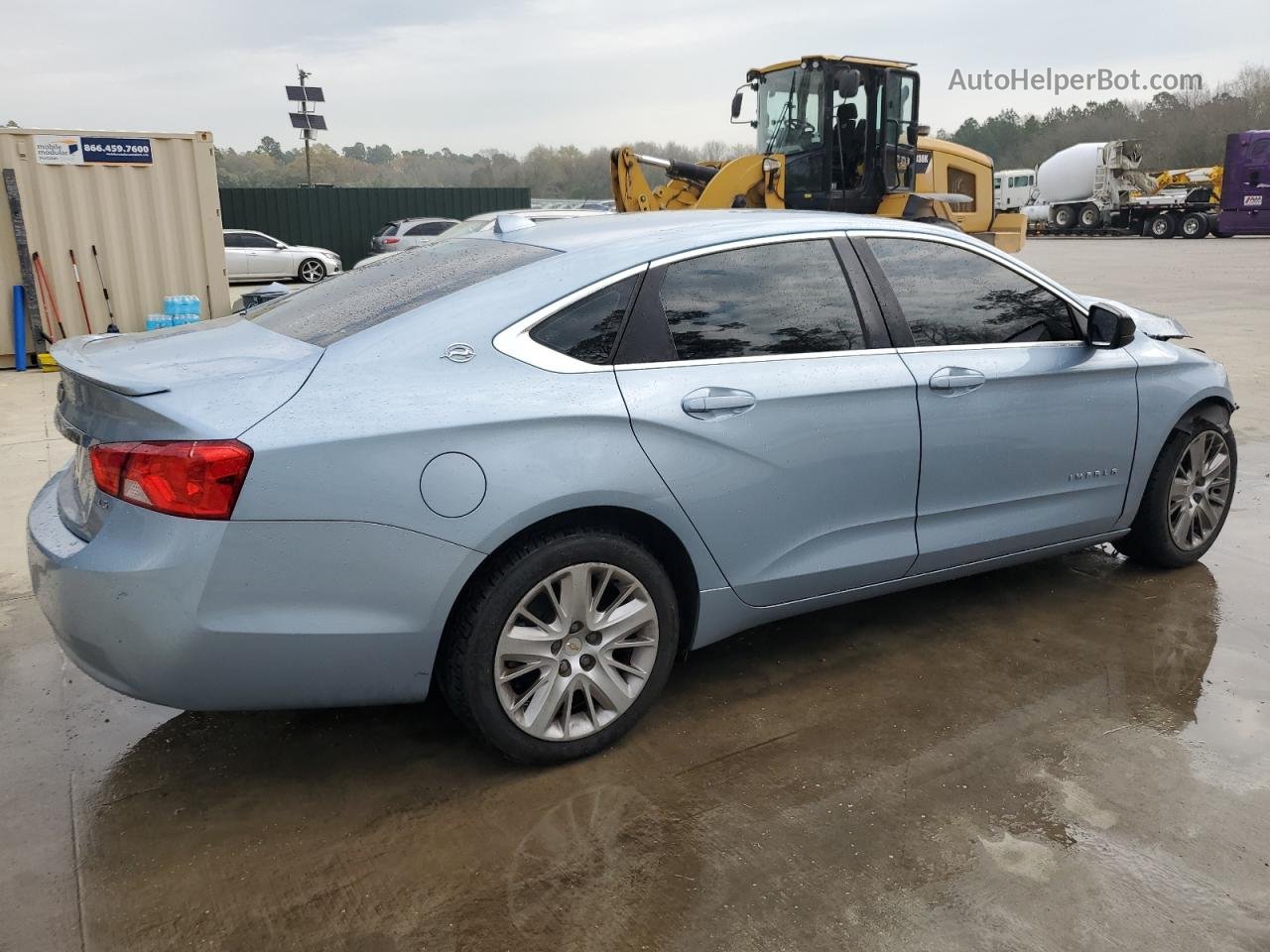 2014 Chevrolet Impala Ls Blue vin: 1G11Y5SL7EU145062