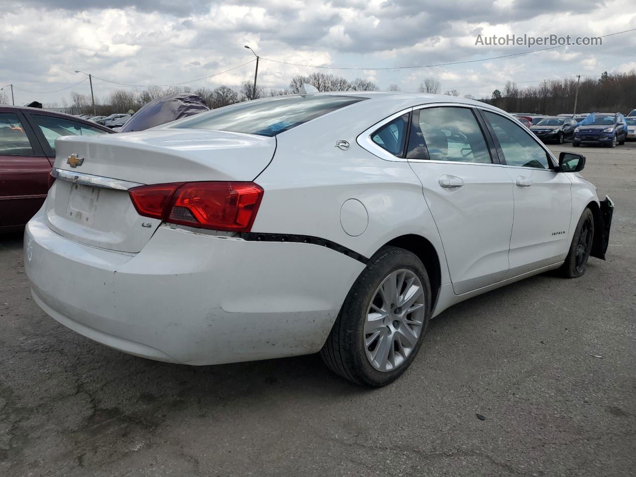 2014 Chevrolet Impala Ls Белый vin: 1G11Y5SLXEU148506