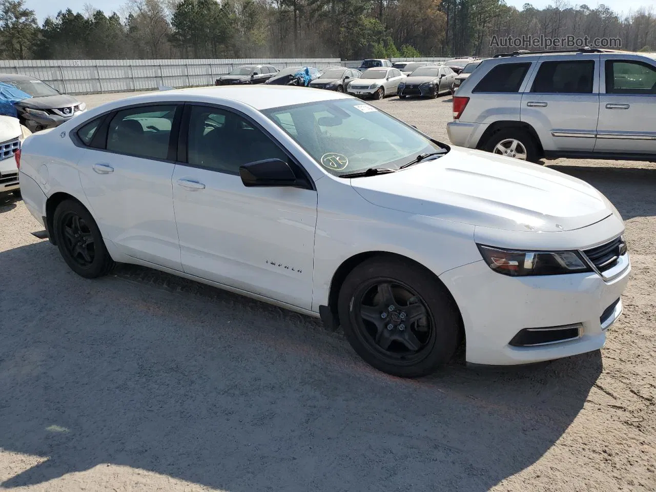 2017 Chevrolet Impala Ls White vin: 1G11Z5S31HU112138