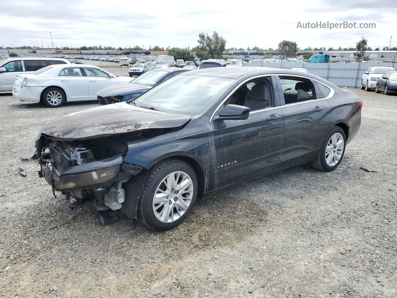 2017 Chevrolet Impala Ls Black vin: 1G11Z5S34HU142007