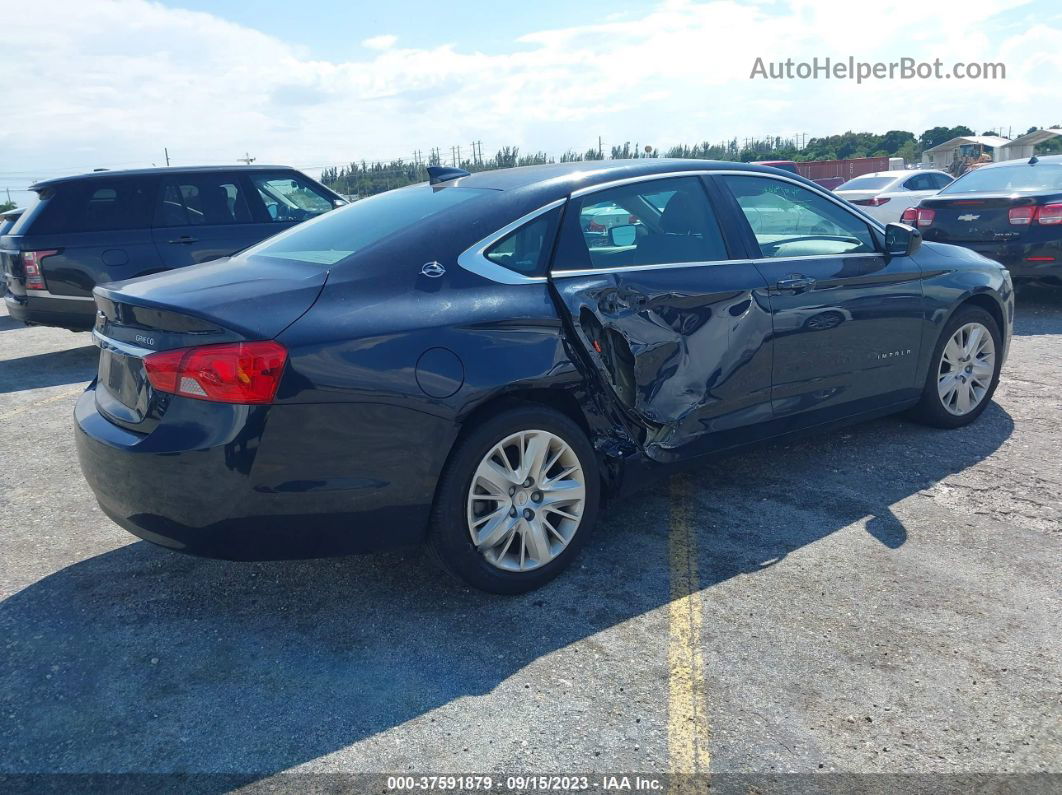 2017 Chevrolet Impala Ls Dark Blue vin: 1G11Z5S35HU206071