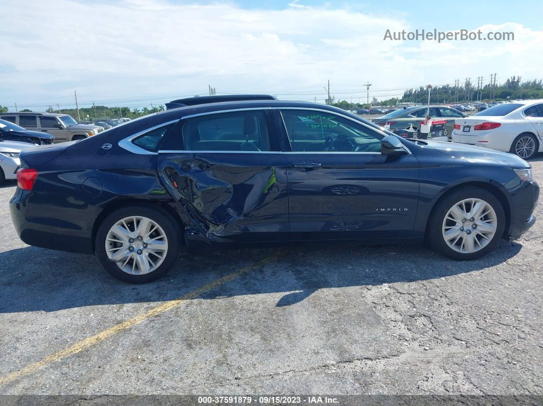 2017 Chevrolet Impala Ls Dark Blue vin: 1G11Z5S35HU206071