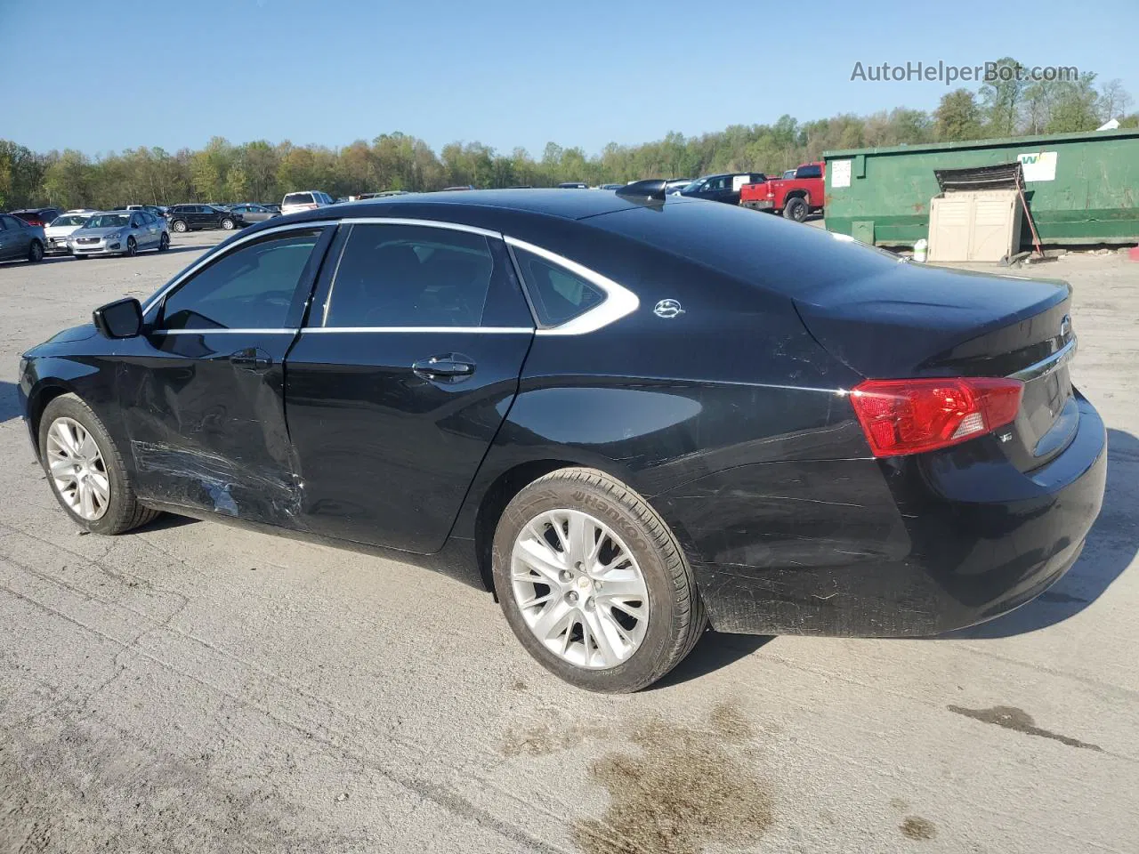 2017 Chevrolet Impala Ls Black vin: 1G11Z5S3XHU140276