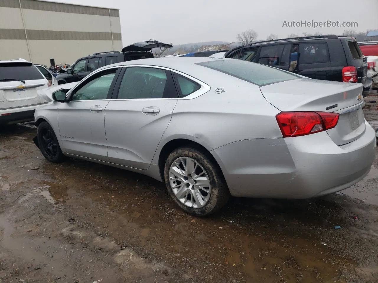 2016 Chevrolet Impala Ls Silver vin: 1G11Z5SA2GU157246